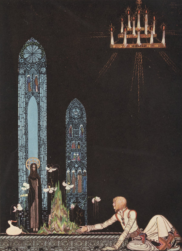 Kay Nielsen — East of the Sun and West of the Moon: In That Well Swims a Duck | Fairy Tale Illustration Print