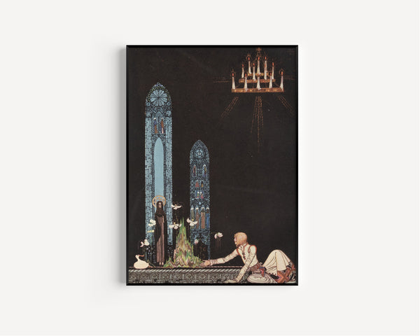 Kay Nielsen — East of the Sun and West of the Moon: In That Well Swims a Duck | Fairy Tale Illustration Print