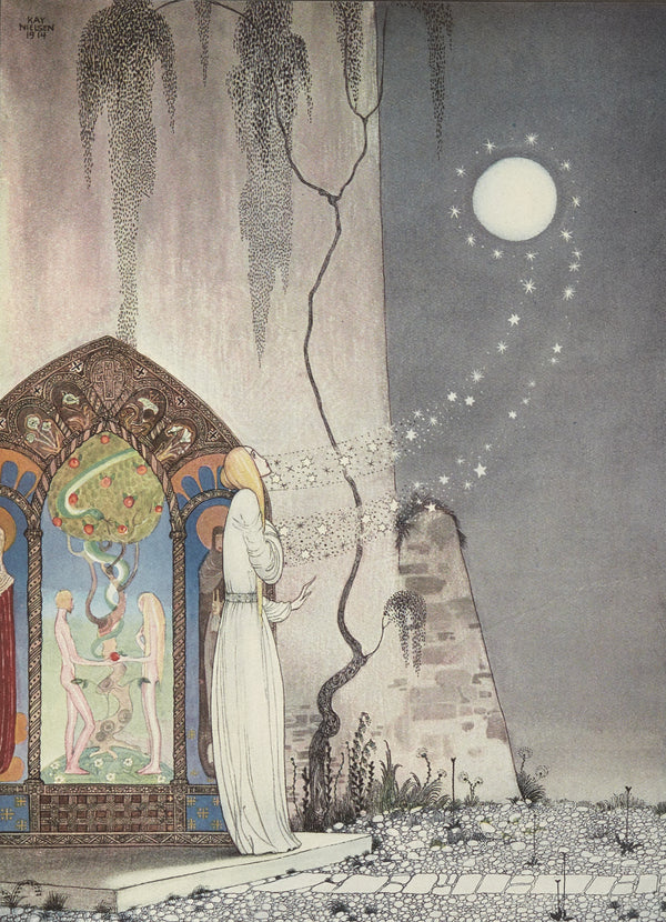 Kay Nielsen — East of the Sun and West of the Moon: Pop! Out Flew the Moon | Fairy Tale Illustration Print