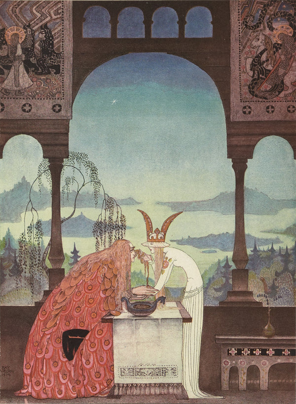 Kay Nielsen — East of the Sun and West of the Moon: The King Went into the Castle | Fairy Tale Illustration Print