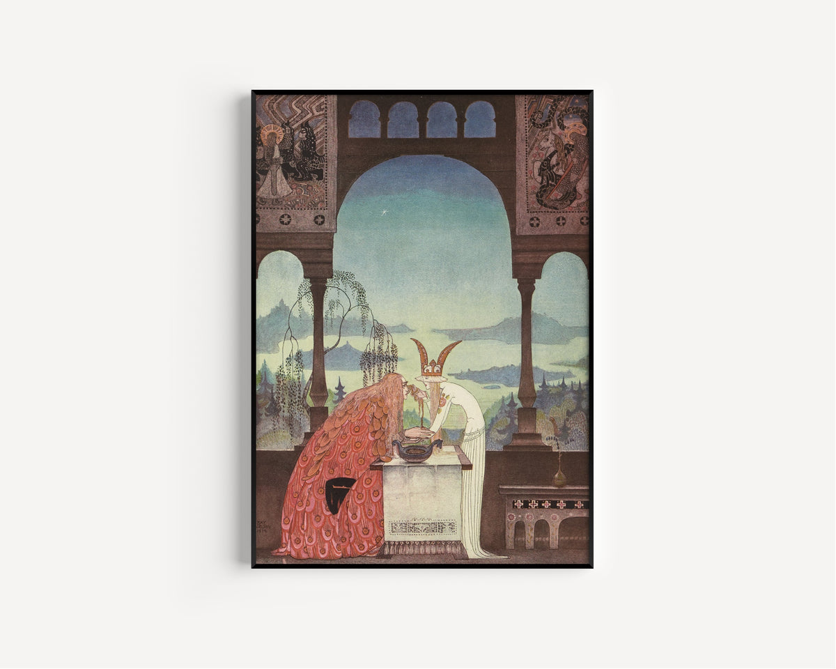 Kay Nielsen — East of the Sun and West of the Moon: The King Went into the Castle | Fairy Tale Illustration Print