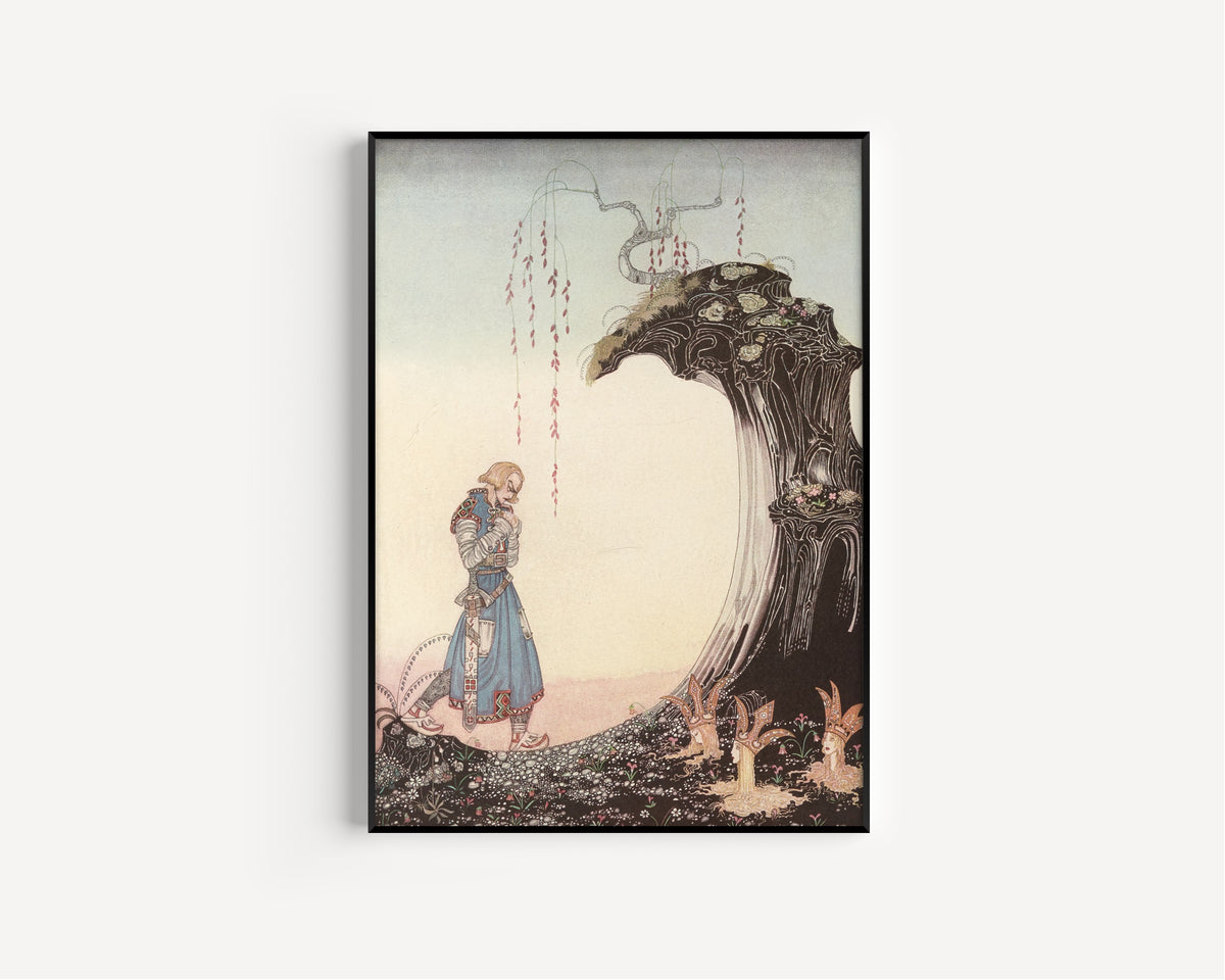 Kay Nielsen — East of the Sun and West of the Moon: You'll Come to Three Princesses | Fairy Tale Illustration Print