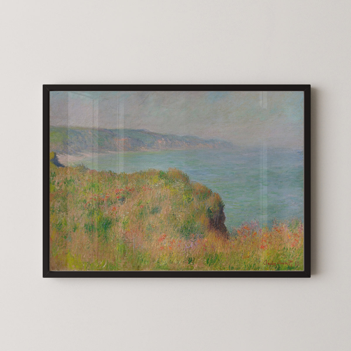 Claude Monet — Edge of the Cliff at Pourville | Fine Art Print