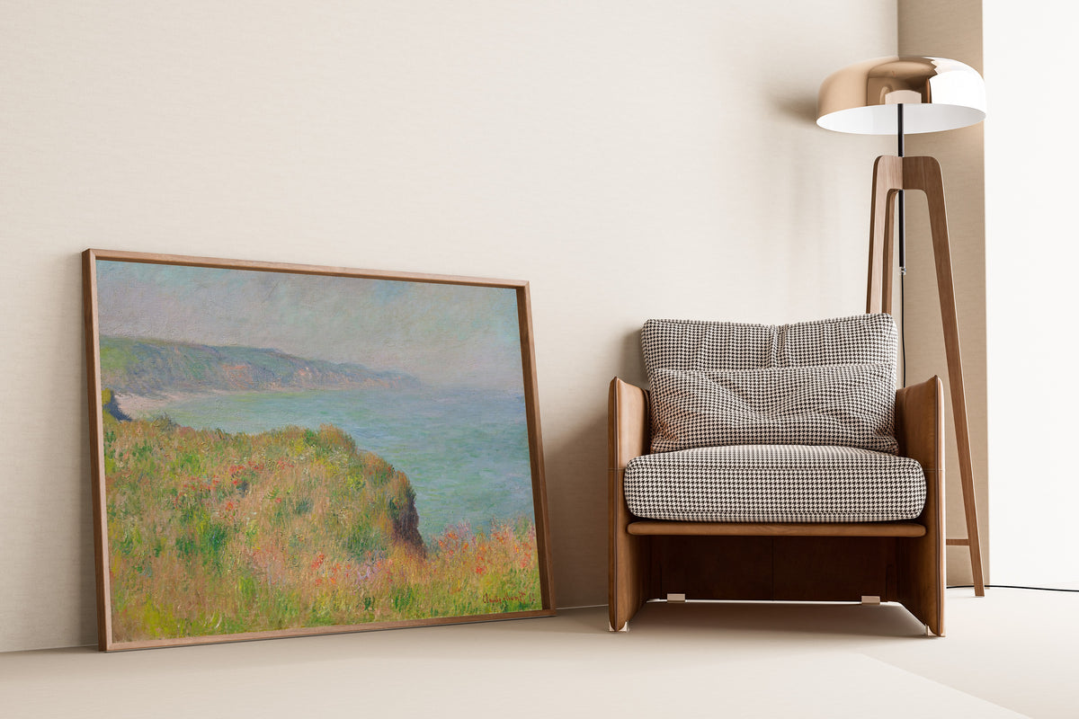 Claude Monet — Edge of the Cliff at Pourville | Fine Art Print