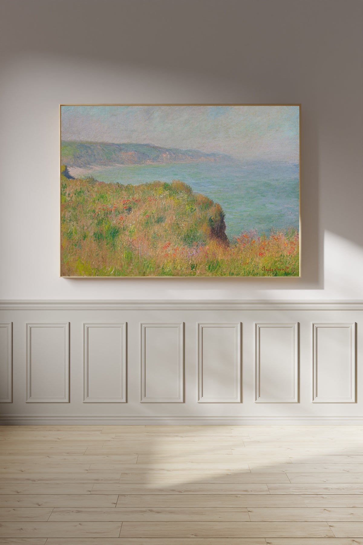 Claude Monet — Edge of the Cliff at Pourville | Fine Art Print