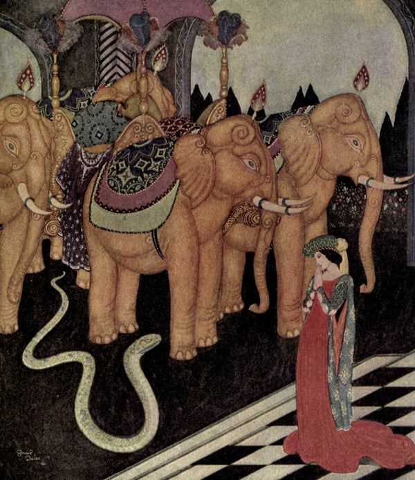 Edmund Dulac — Edmund Dulac's Fairy-Book: The Serpent Prince | Fairy Tale Illustration Print