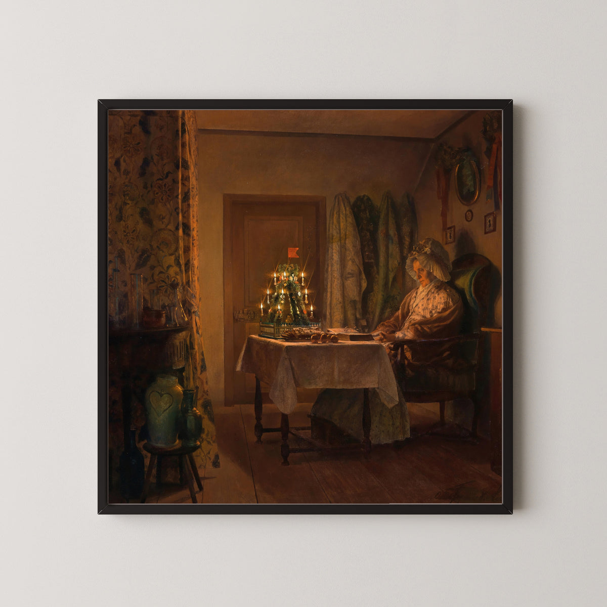 Oskar Freiwirth-Lützow — Einsame Weihnachten (Lonely Christmas) | Christmas Art Print