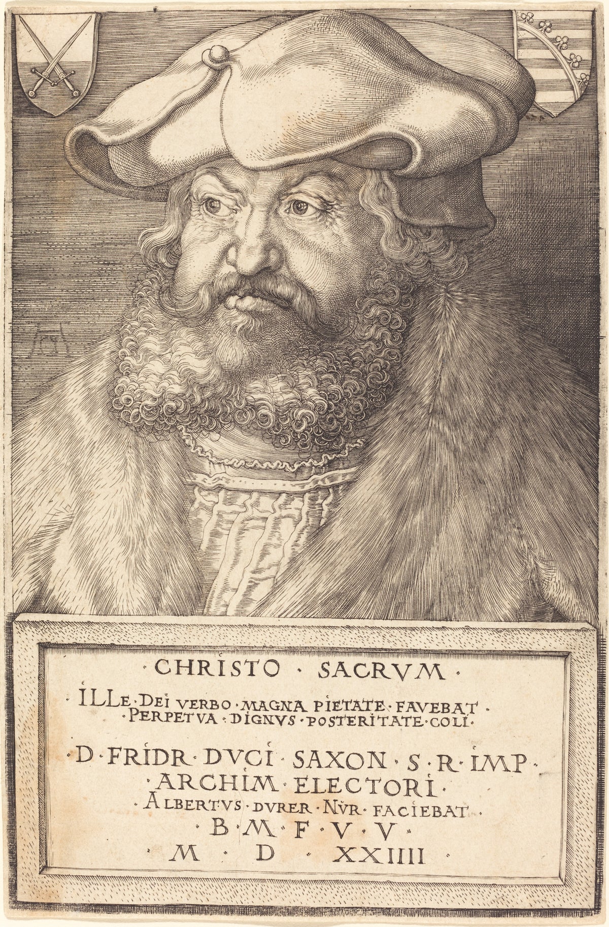 Albrecht Dürer — Elector Frederick the Wise of Saxony | Engraving Print