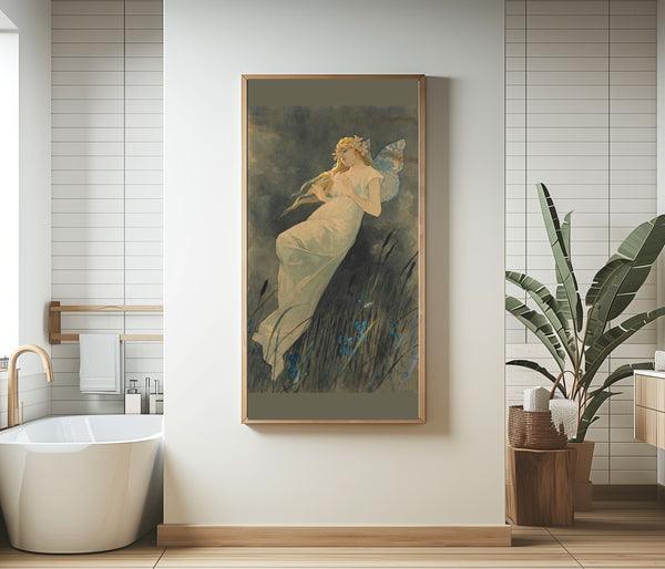Alphonse Mucha — Elf with Iris | Art Nouveau Print