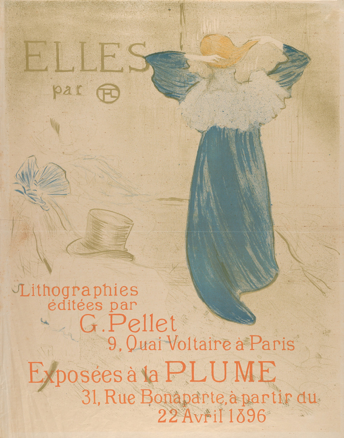 Henri de Toulouse-Lautrec — Elles: Poster for the Exhibition at La Plume | Vintage Poster Print