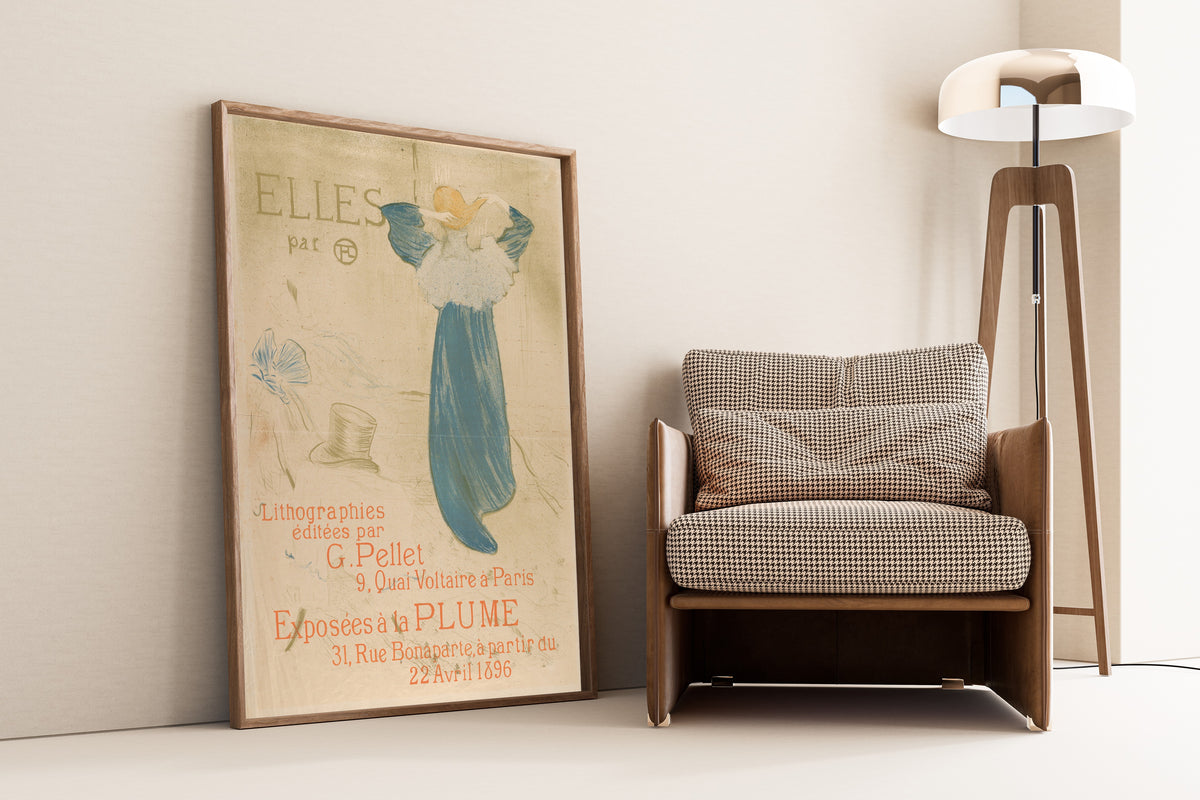 Henri de Toulouse-Lautrec — Elles: Poster for the Exhibition at La Plume | Vintage Poster Print
