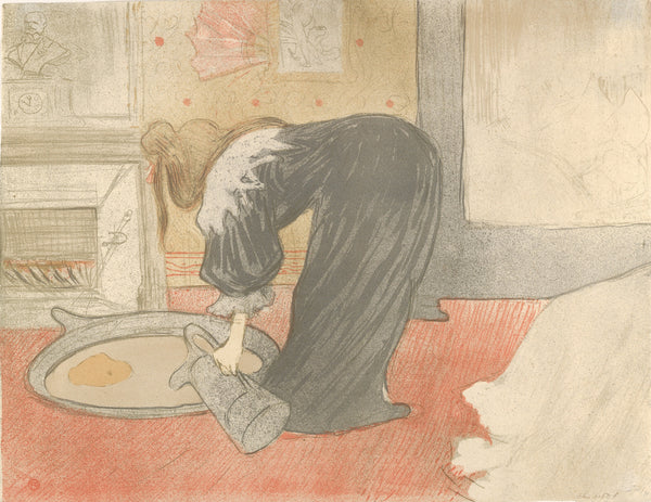 Henri de Toulouse-Lautrec — Elles: Woman at the Tub | Lithograph Print