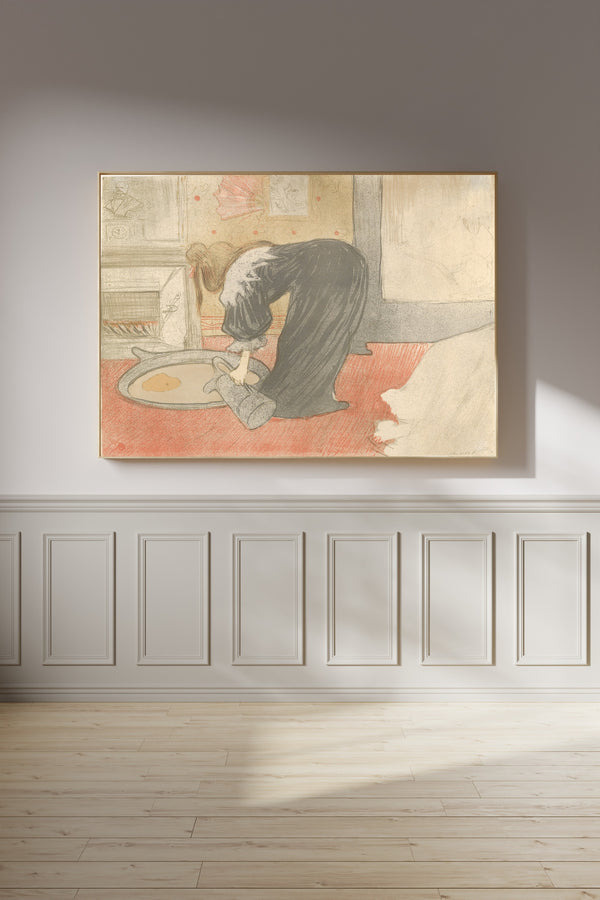 Henri de Toulouse-Lautrec — Elles: Woman at the Tub | Lithograph Print