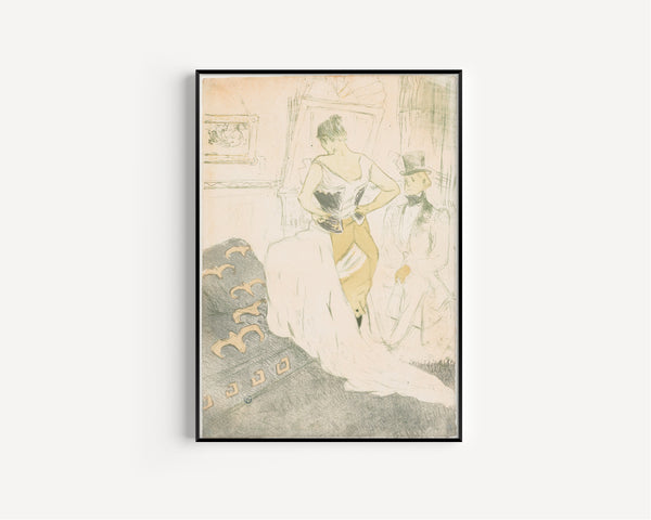 Henri de Toulouse-Lautrec — Elles: Woman in a Corset | Lithograph Print