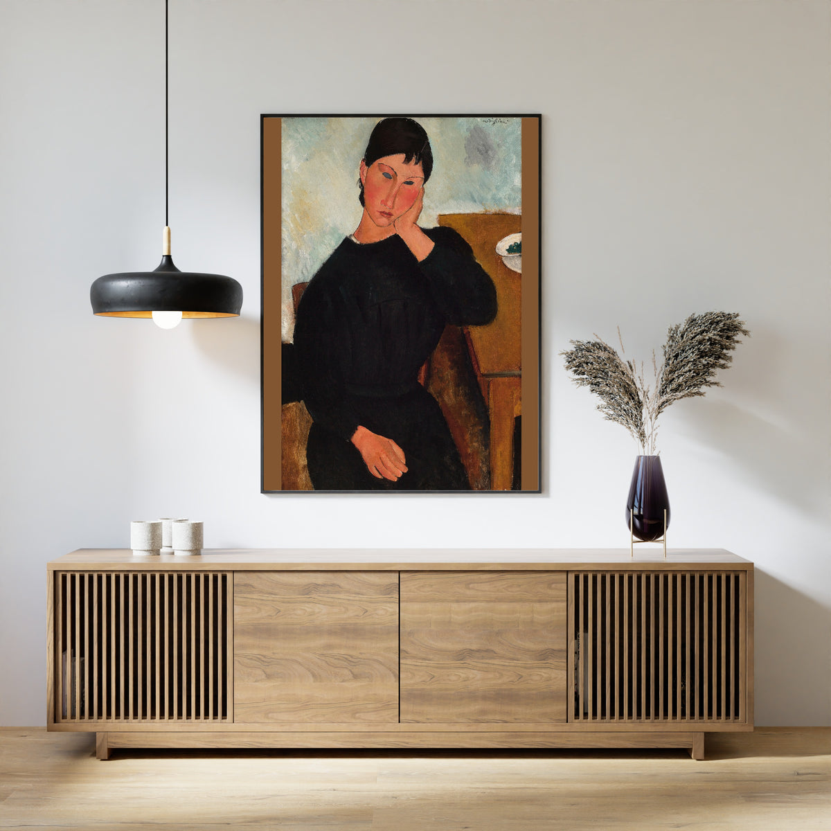Amedeo Modigliani — Elvira Resting at a Table | Fine Art Print