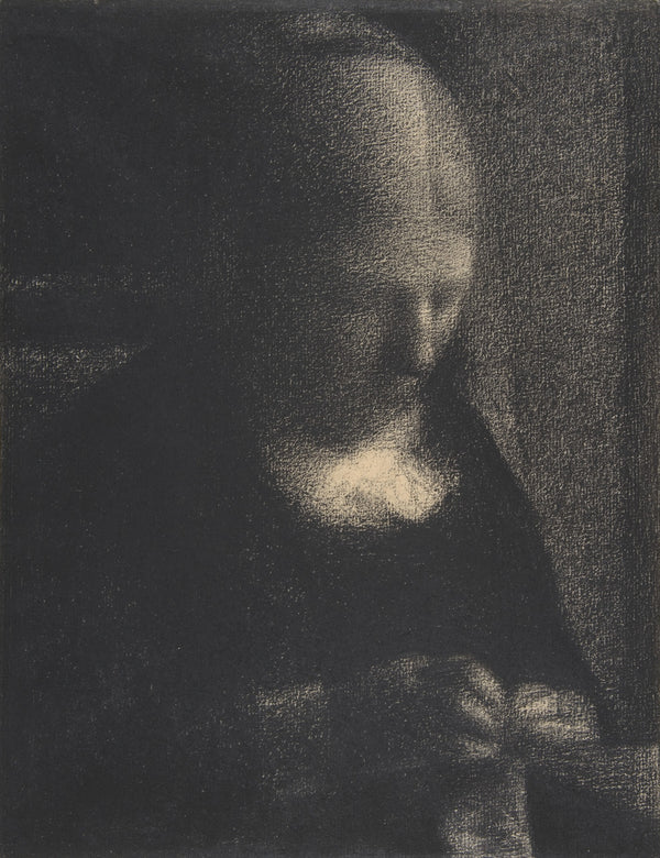 Georges Seurat — Embroidery; The Artist's Mother | Fine Art Print