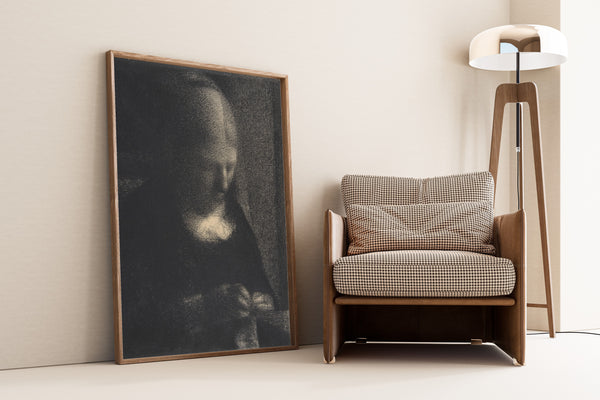 Georges Seurat — Embroidery; The Artist's Mother | Fine Art Print