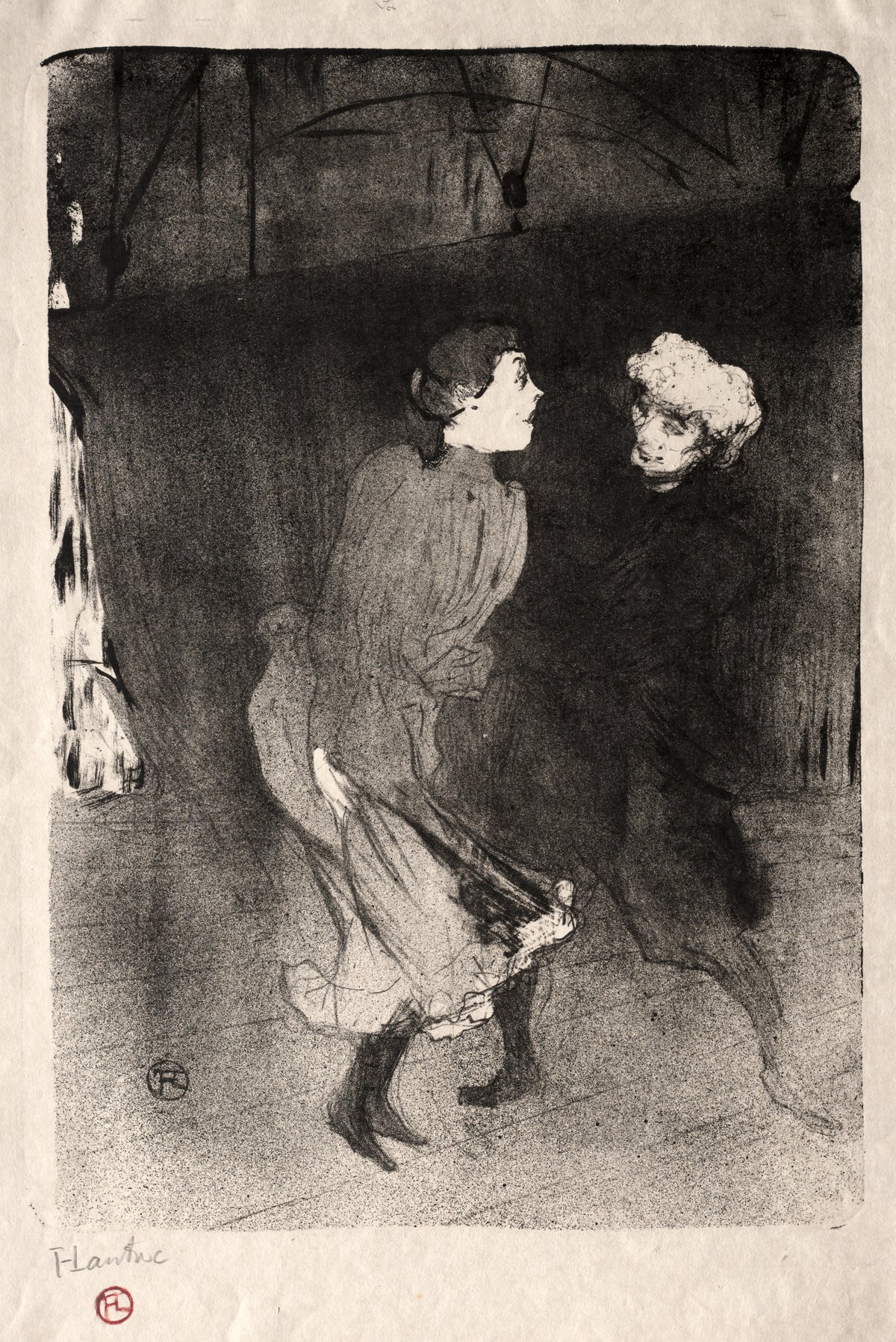 Henri de Toulouse-Lautrec — Emilienne d'Alençon and Mariquita of the Folies-Bergère | Lithograph Print