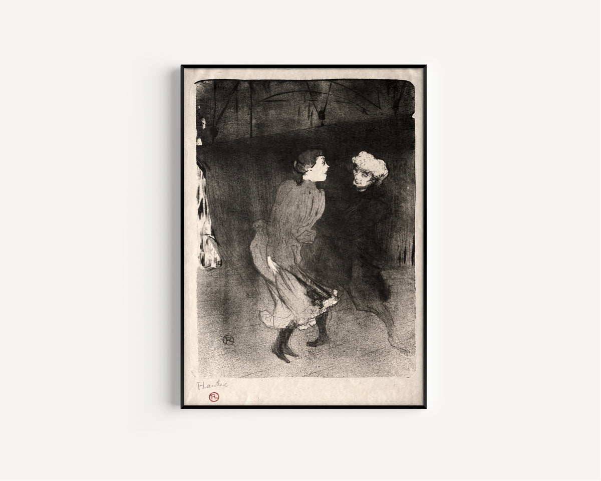 Henri de Toulouse-Lautrec — Emilienne d'Alençon and Mariquita of the Folies-Bergère | Lithograph Print
