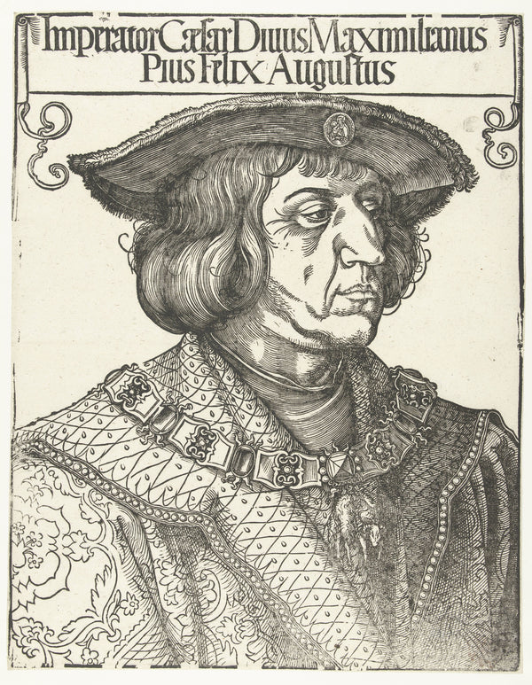 Albrecht Dürer — Emperor Maximilian I | Woodcut Print