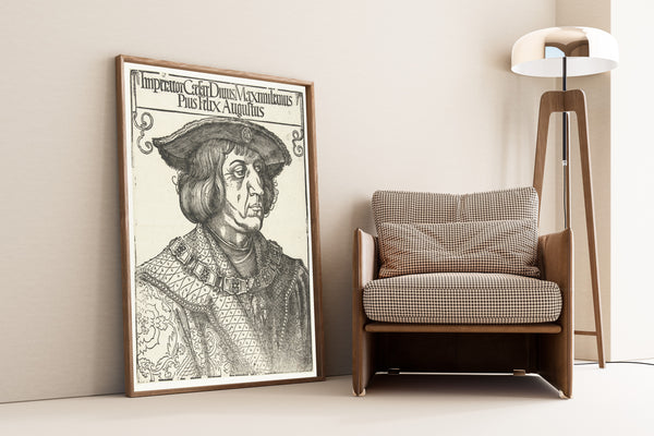 Albrecht Dürer — Emperor Maximilian I | Woodcut Print