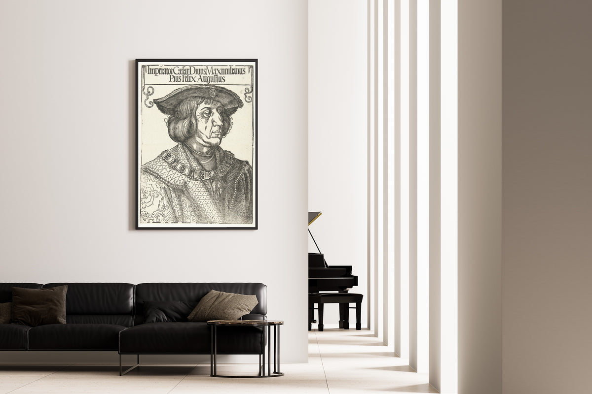 Albrecht Dürer — Emperor Maximilian I | Woodcut Print