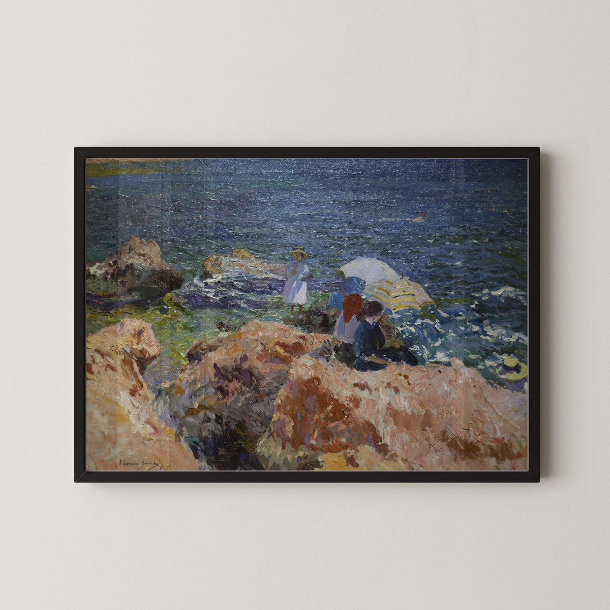 Joaquín Sorolla — On the Rocks, Jávea | Fine Art Print