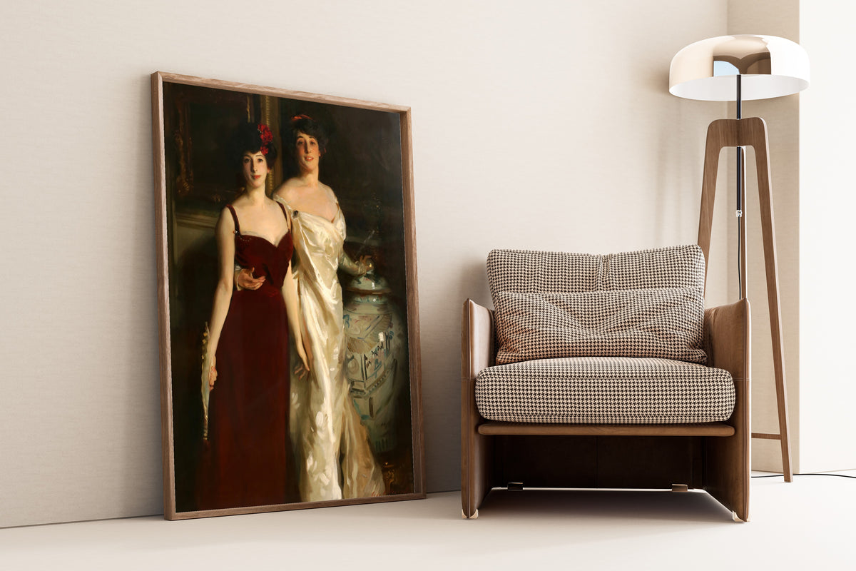 John Singer Sargent — Ena and Betty, Daughters of Asher and Mrs. Wertheimer | Fine Art Print