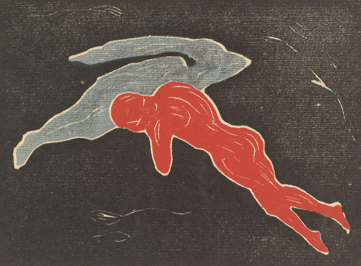 Edvard Munch — Encounter in Space | Expressionist Fine Art Print