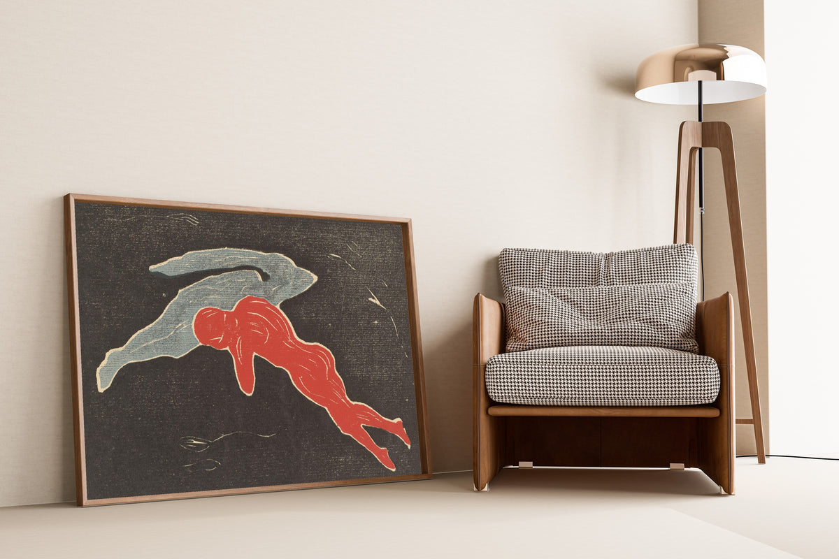 Edvard Munch — Encounter in Space | Expressionist Fine Art Print