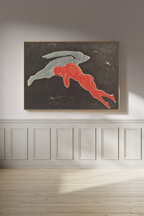 Edvard Munch — Encounter in Space | Expressionist Fine Art Print