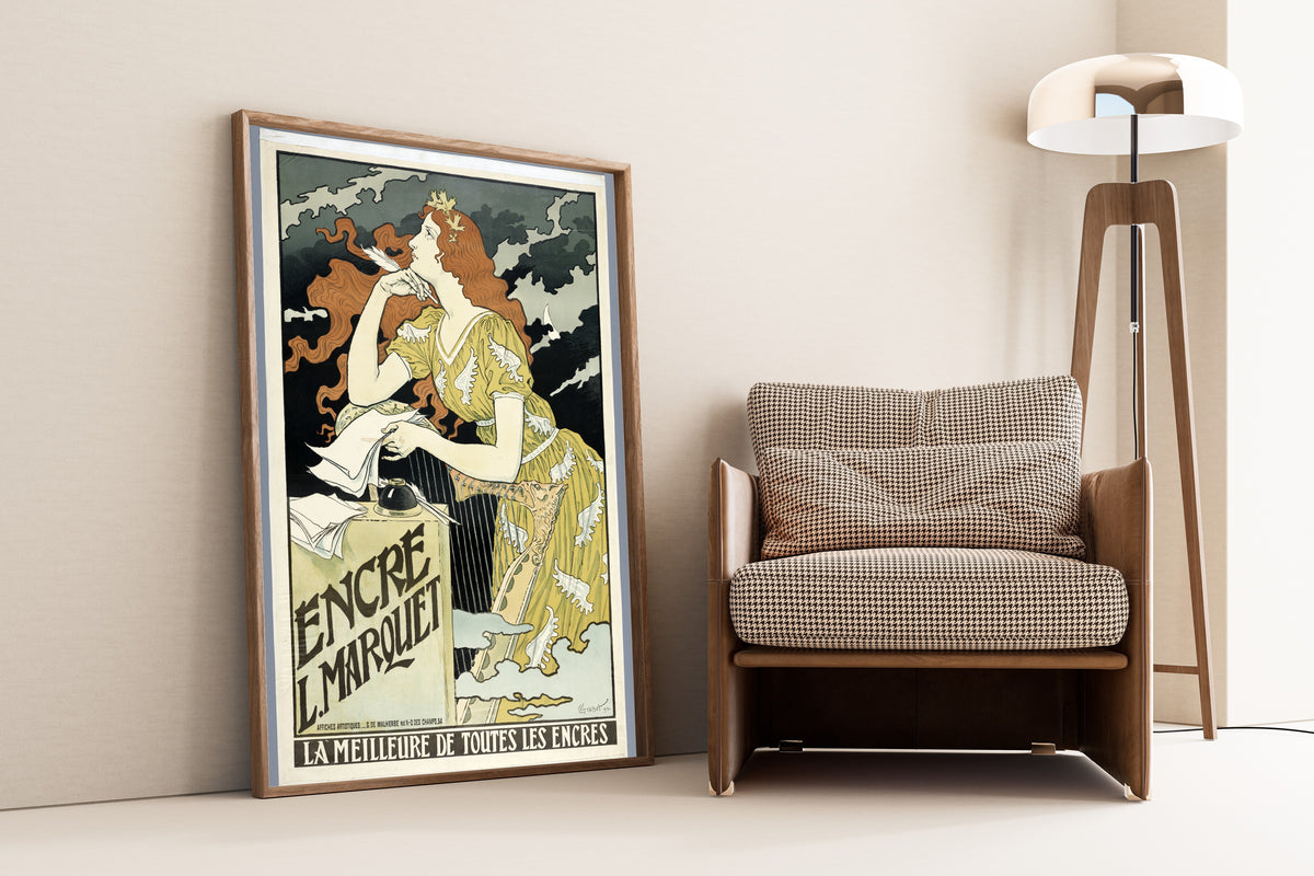 Eugène Grasset — Encre L. Marquet | Vintage Poster Print