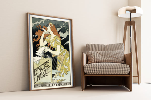 Eugène Grasset — Encre L. Marquet | Vintage Poster Print