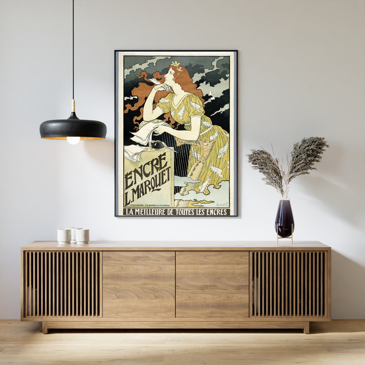 Eugène Grasset — Encre L. Marquet | Vintage Poster Print