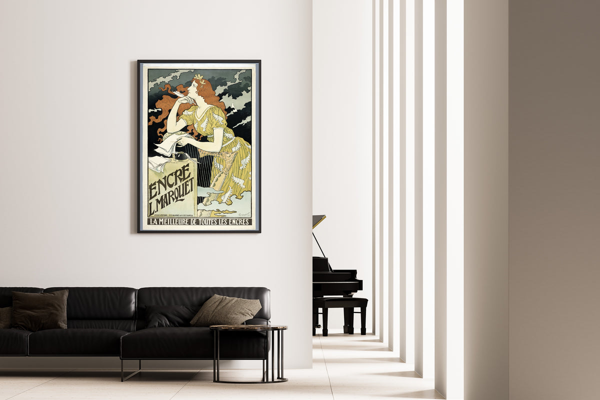 Eugène Grasset — Encre L. Marquet | Vintage Poster Print