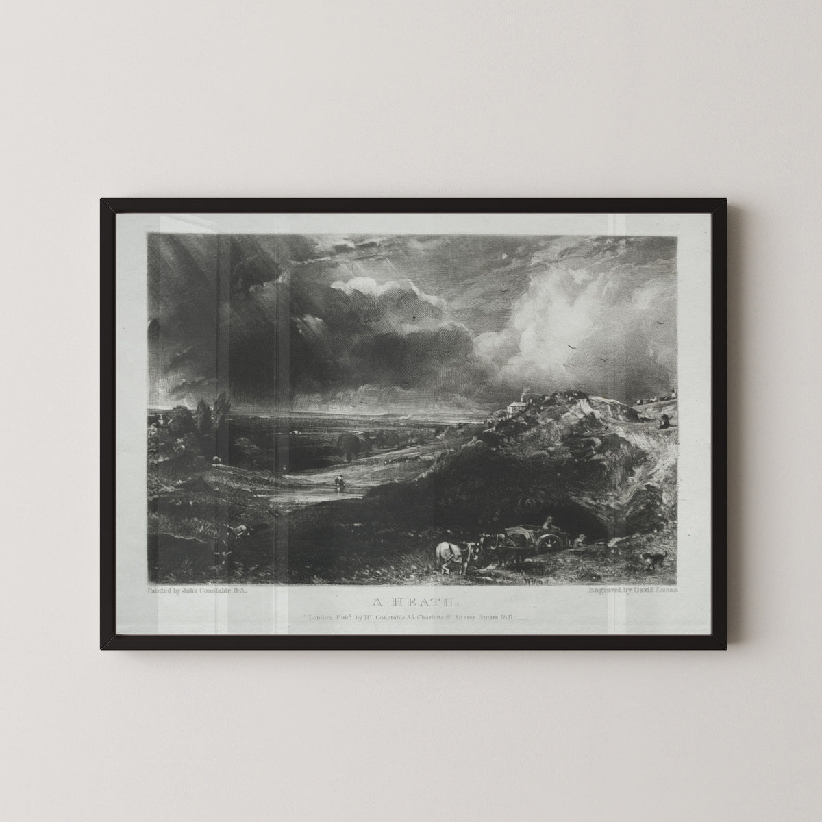 John Constable — English Landscape: A Heath | Mezzotint Print