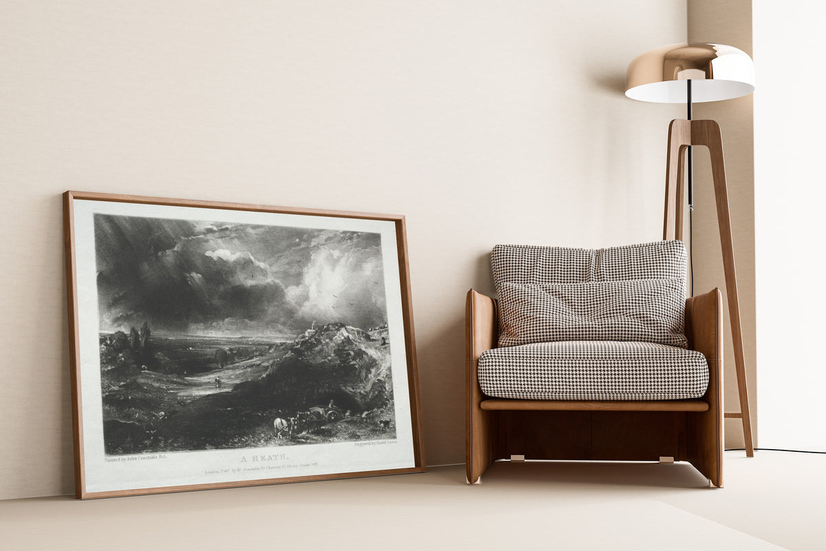John Constable — English Landscape: A Heath | Mezzotint Print