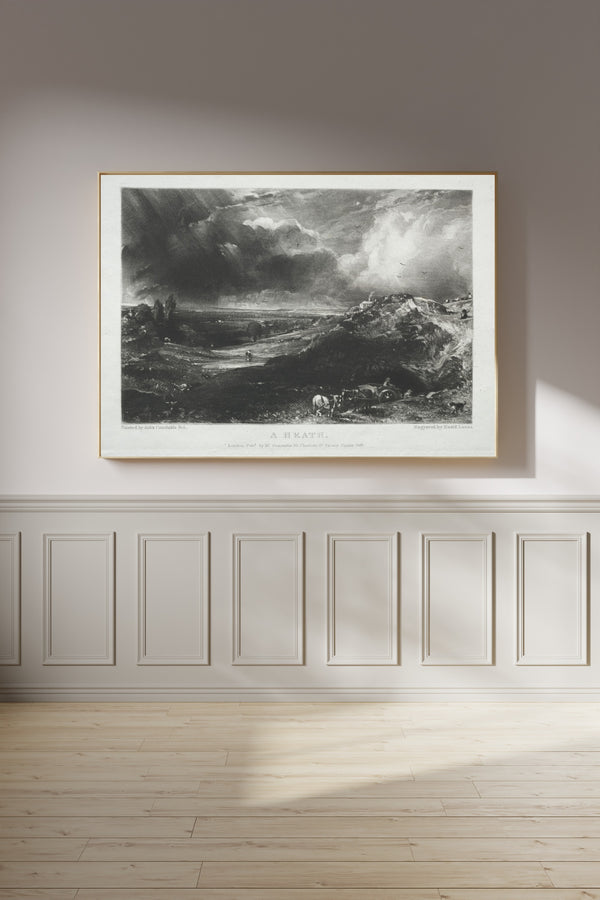 John Constable — English Landscape: A Heath | Mezzotint Print