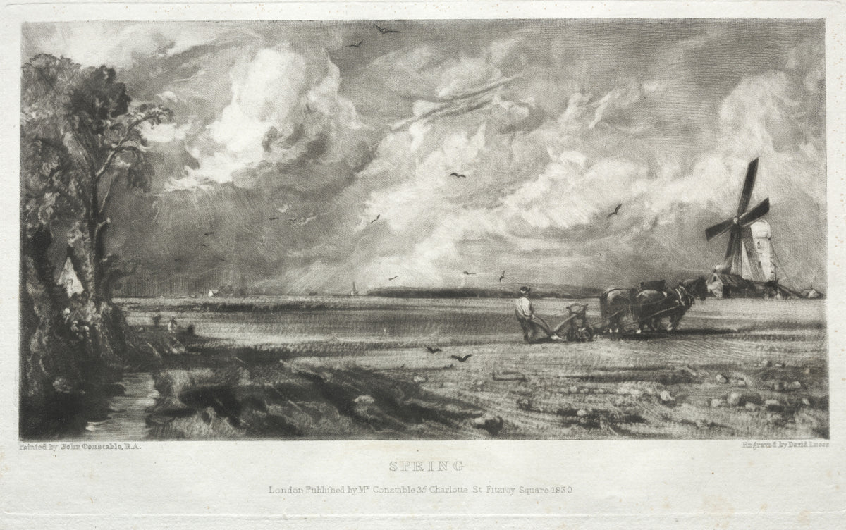 John Constable — English Landscape: Spring | Mezzotint Print