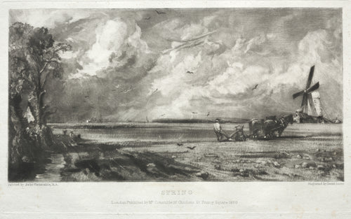John Constable — English Landscape: Spring | Mezzotint Print