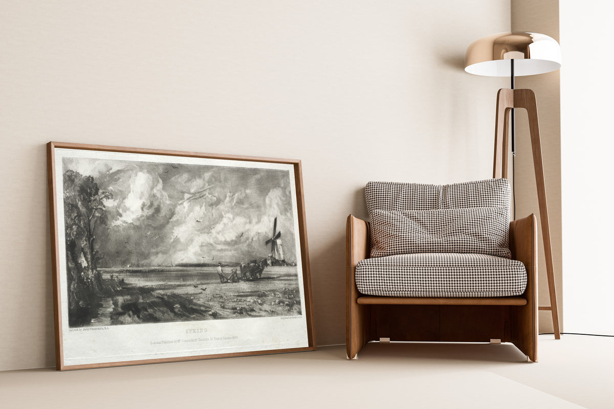 John Constable — English Landscape: Spring | Mezzotint Print