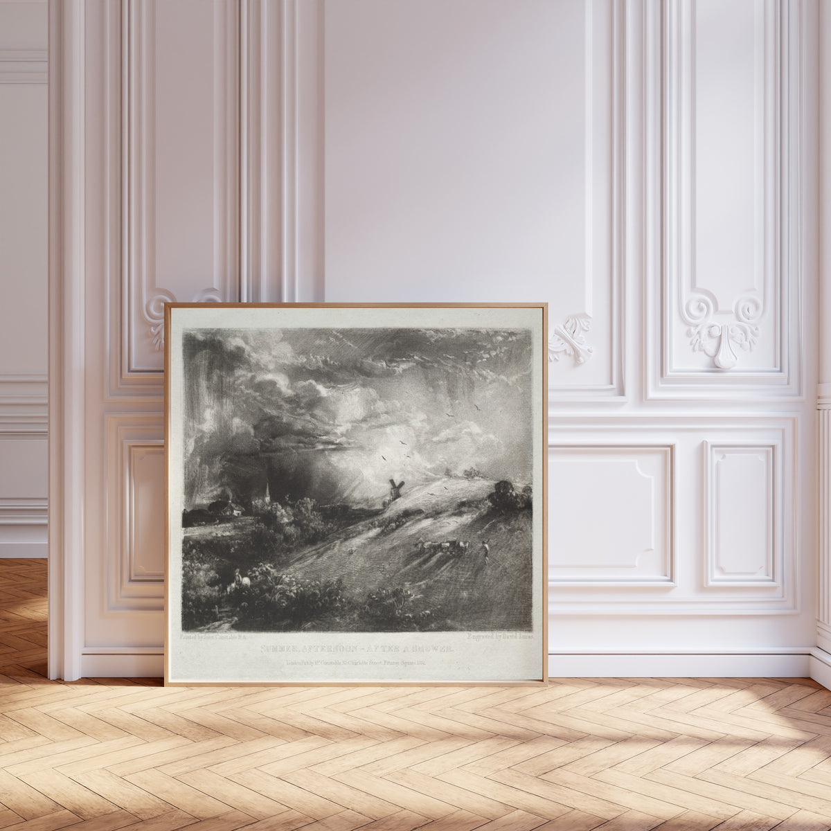 John Constable — English Landscape: Summer Afternoon, After a Shower | Mezzotint Print