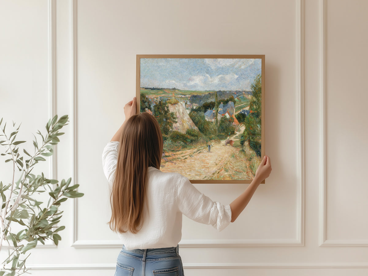 Paul Gauguin — Entrance to the Village of Osny | Fine Art Print