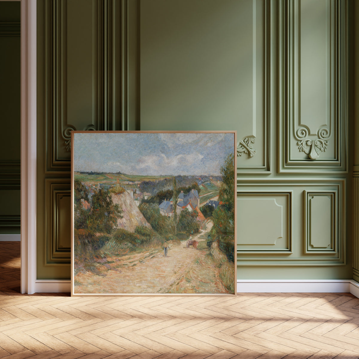 Paul Gauguin — Entrance to the Village of Osny | Fine Art Print