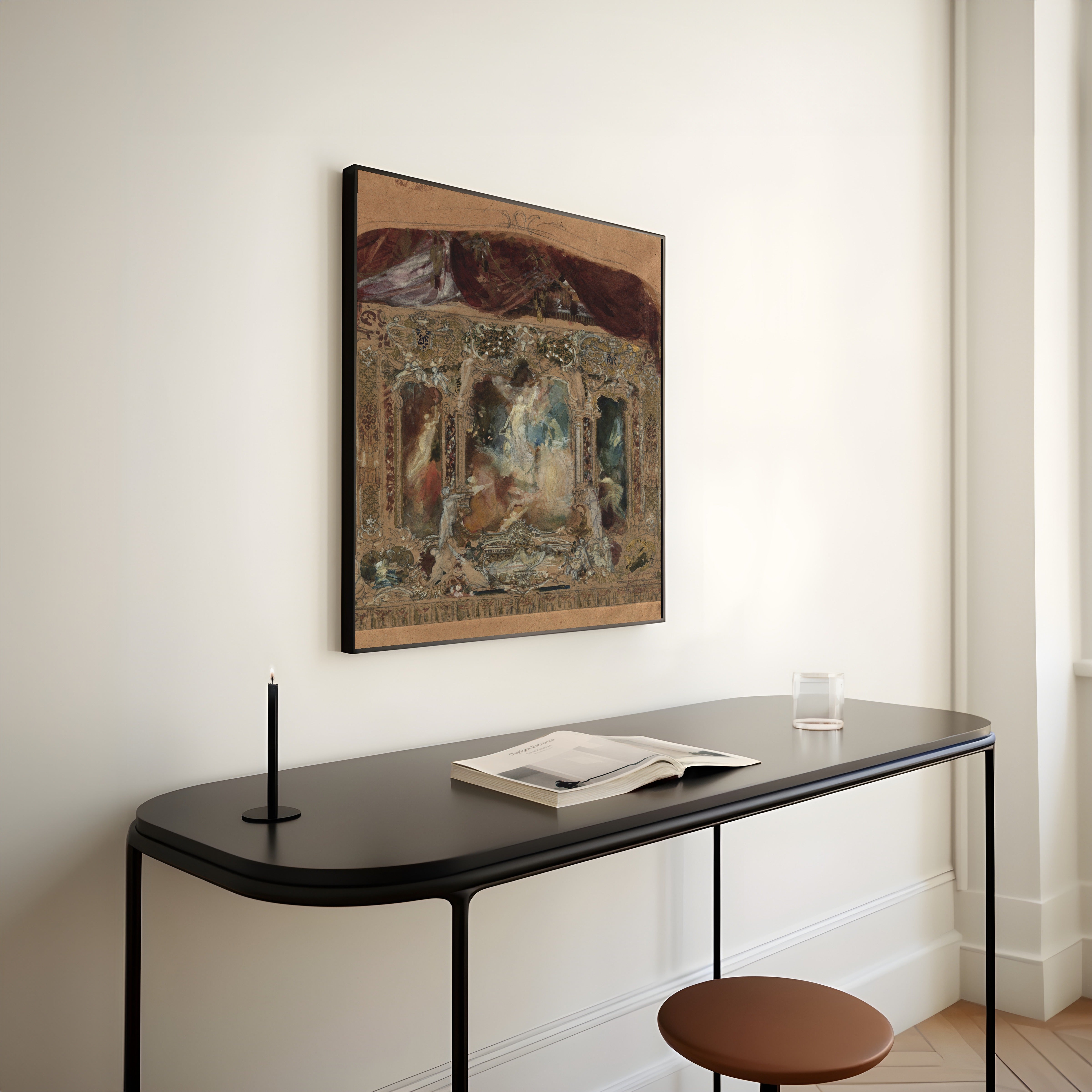 Gustav Klimt — Design for the Theatre Curtain in Reichenberg | Fine Art Print