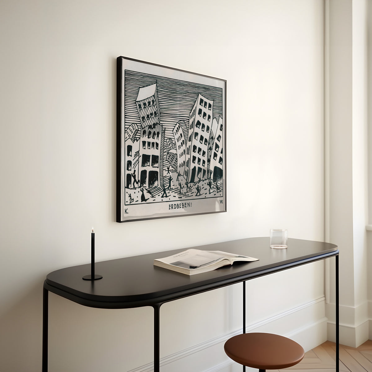 Karl Wiener — Erdbeben! (Earthquake) | Vintage Poster Print