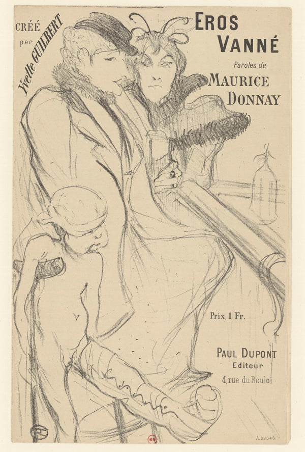 Henri de Toulouse-Lautrec — Eros Vanné | Vintage Poster Print