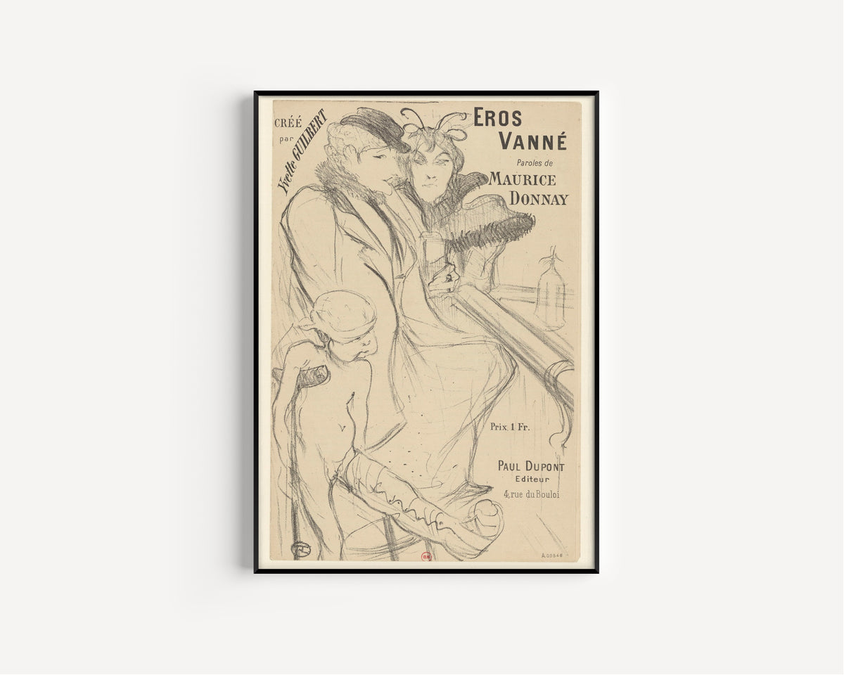 Henri de Toulouse-Lautrec — Eros Vanné | Vintage Poster Print