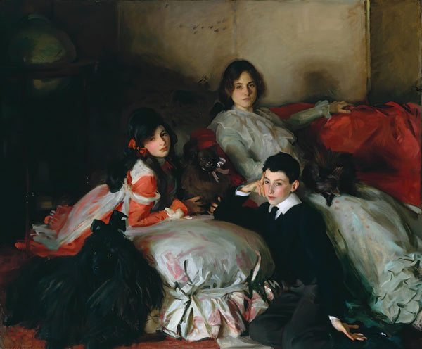 John Singer Sargent — Essie, Ruby and Ferdinand, Children of Asher Wertheimer | Fine Art Print