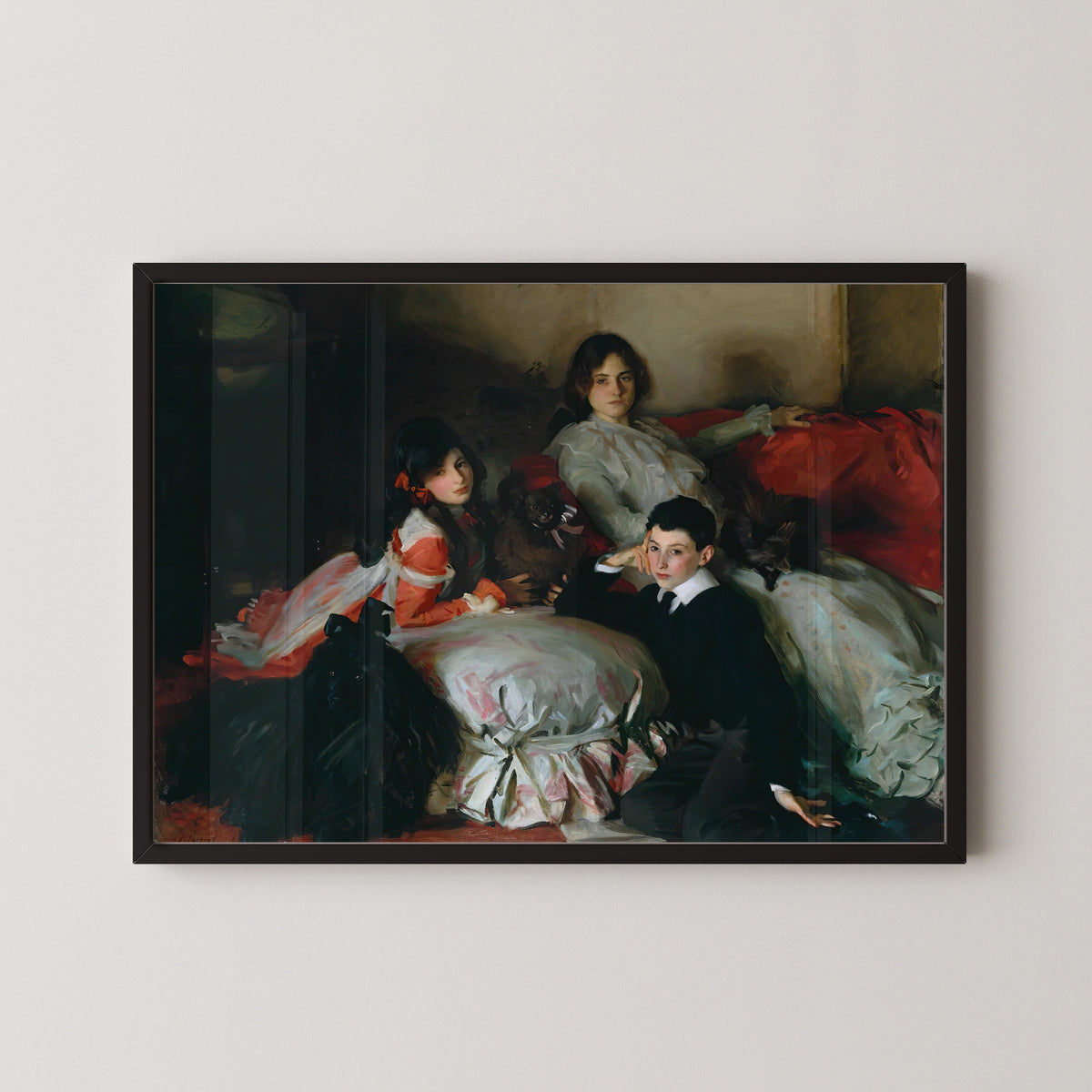 John Singer Sargent — Essie, Ruby and Ferdinand, Children of Asher Wertheimer | Fine Art Print